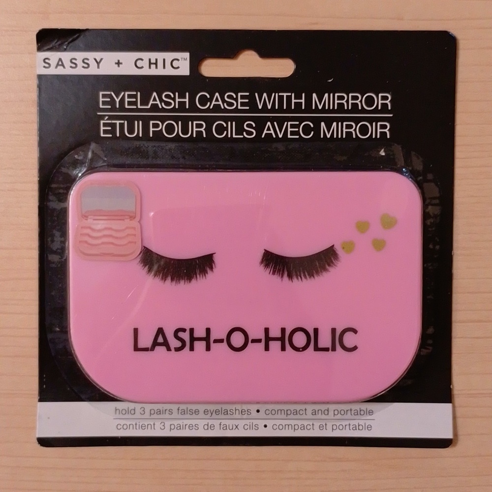 $5 False Eyelash Case with Mirror Travel Organization